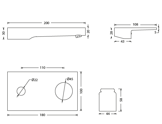 EXPOSED PARTKIT WALL MTD BASIN MIX - HINDWARE FAUCETS -  ( ROSE GOLD - ELEMENT-HUES - 0x15 mm - 0inchX0.5inch )