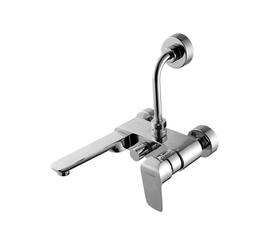 S/L BATH & OH SHOWER MIXER (EXP) - HINDWARE FAUCETS -  ( POLISHED CHROME - FLUID-URBAN - 0x15 mm - 0inchX0.5inch )