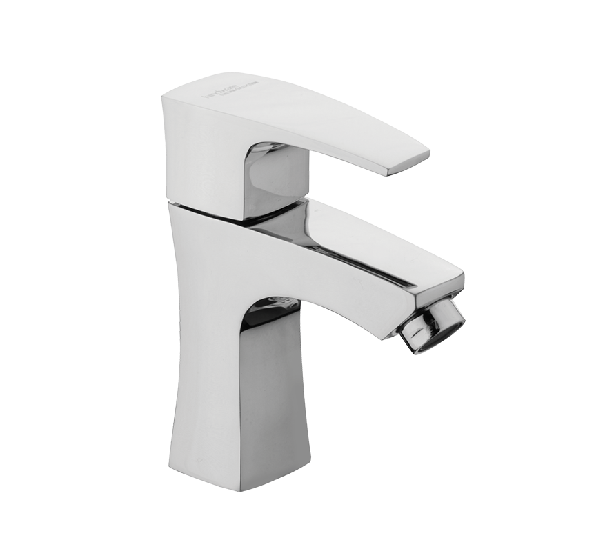 (PRUN) PILLAR COCK - HINDWARE FAUCETS -  ( POLISHED CHROME - AVIOR-GEOMETRIC - 0x15 mm - 0inchX0.5inch )