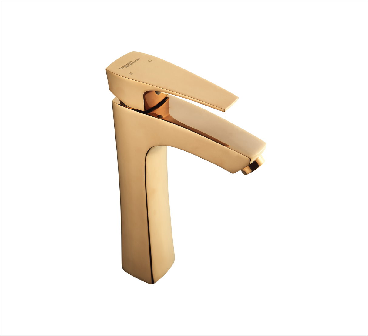 SINGLE LEVER BASIN MIXER TALL - HINDWARE FAUCETS -  ( ROSE GOLD - AVIOR-HUES - 0x15 mm - 0inchX0.5inch )