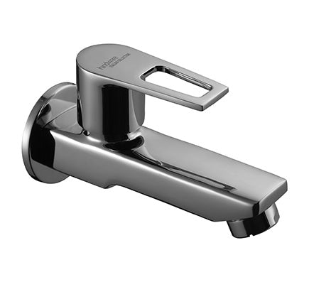 BIB COCK LONG BODY WITH WALL FLANGE - HINDWARE FAUCETS -  ( POLISHED CHROME - ASPIRO-URBAN - 0x15 mm - 0inchX0.6inch )