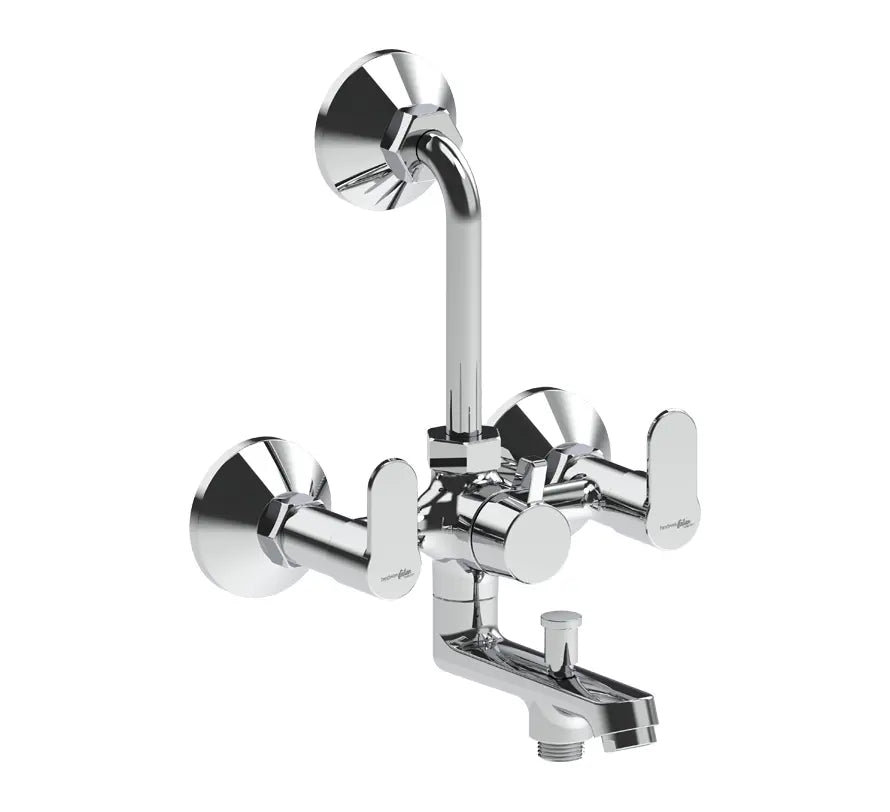 WALL MIXER 3 IN 1 - HINDWARE FAUCETS - ( POLISHED CHROME - - 0x15 mm - 0inchX0.5inch )