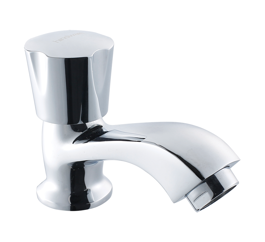 (PRUN) PILLAR COCK - HINDWARE FAUCETS -  ( POLISHED CHROME - CONTESSA NEO- 0x15 mm - 0inchX0.5inch )
