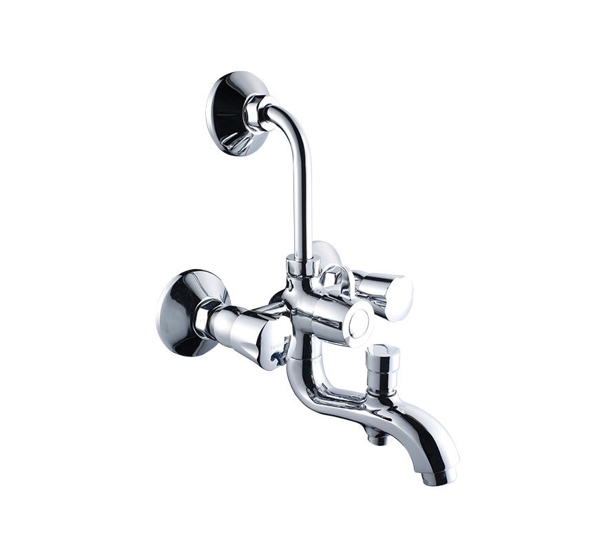 WALL MIXER 3 IN 1 - HINDWARE FAUCETS -  ( POLISHED CHROME - CONTESSA NEO-NEO CLASSIC - 0x15 mm - 0inchX0.5inch )
