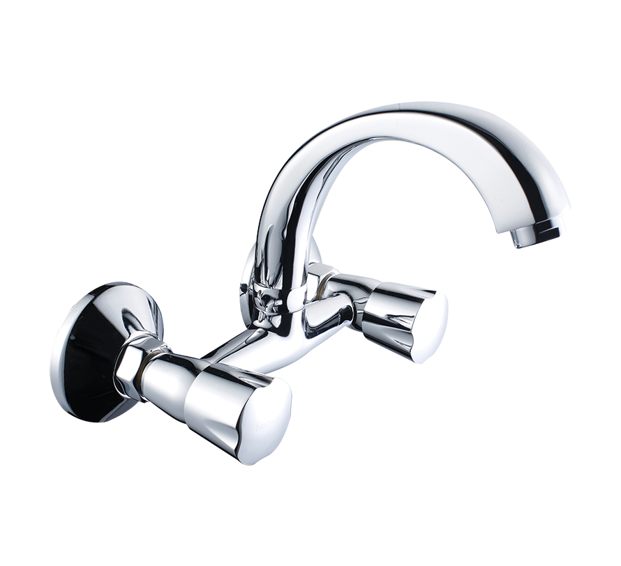 (PRUN)SINK MIXER SWIVEL SPOUT-WALL MOUNT - HINDWARE FAUCETS -  ( POLISHED CHROME - CONTESSA NEO-NEO CLASSIC - 0x15 mm - 0inchX0.5inch )