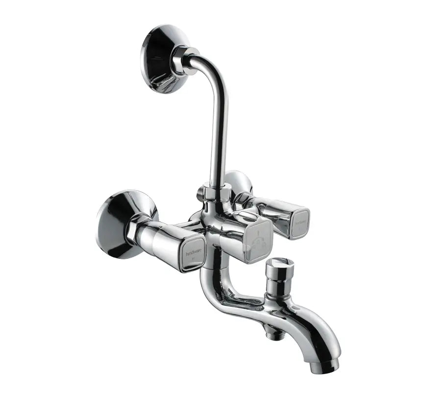 WALL MIXER 3 IN 1 - HINDWARE FAUCETS - ( POLISHED CHROME - DOVE-NEO CLASSIC - 0x15 mm - 0inchX0.5inch )