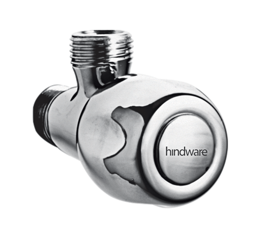 ANGULAR STOP COCK W/O WALL FLANGE (ECONOMY MODEL) - HINDWARE FAUCETS -  ( POLISHED CHROME - ADDONS - 0x15 mm - 0inchX0.5inch )