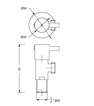 (PRUN)ANGULAR STOPCOCK W/O WALL FLANGE (PROJECT) - HINDWARE FAUCETS -  ( POLISHED CHROME - ADDONS - 0x15 mm - 0inchX0.5inch )