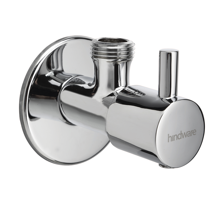 (PRUN)ANGULAR STOPCOCK W/O WALL FLANGE (PROJECT) - HINDWARE FAUCETS -  ( POLISHED CHROME - ADDONS - 0x15 mm - 0inchX0.5inch )