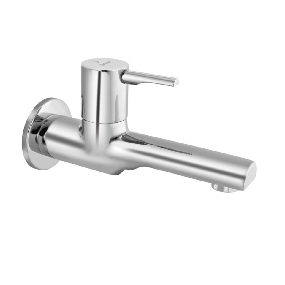 BIB COCK WITH WALL FLANGE - JAQUAR FAUCETS -  ( CHROME - FLORENTINE PRIME - 0x15 mm - 0inchX0.5inch )
