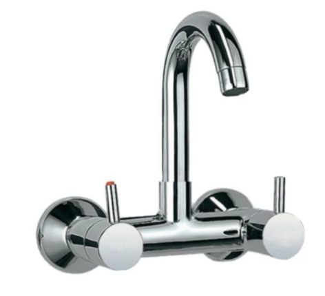 SINK MIXER W/M WITH FLANGE - JAQUAR FAUCETS - ( CHROME - FLORENTINE - 0x15 mm - 0inchX0.5inch )