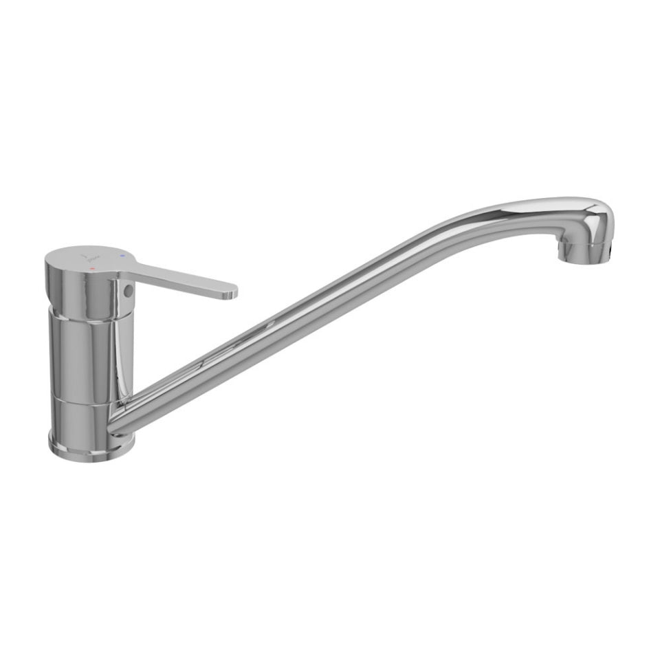 S.L. SINK MIXER T/M BRAIDED - JAQUAR FAUCETS -  ( CHROME - FUSION - 0x15 mm - 0inchX0.5inch )