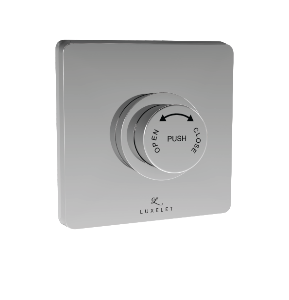 EXPOSED PART FOR 32MM DUAL FLUSH VALVE - LUXELET - ( CHROME - FLUSH VALVE - 0x32 mm - 0inchX1.28inch )