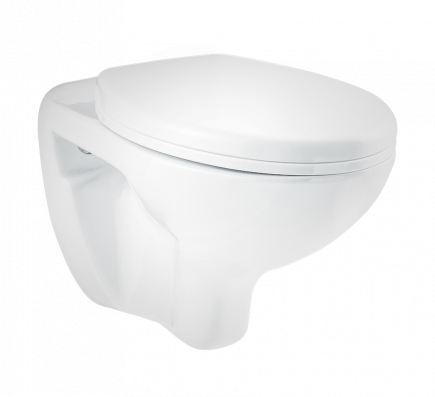 (PRUN) E.W.C W/M FLORA W/SEAT COVER ( BOLT DISTANCE 7INCH) - HINDWARE -  ( STAR WHITE - ART - 0x0 mm - 0inchx0inch )