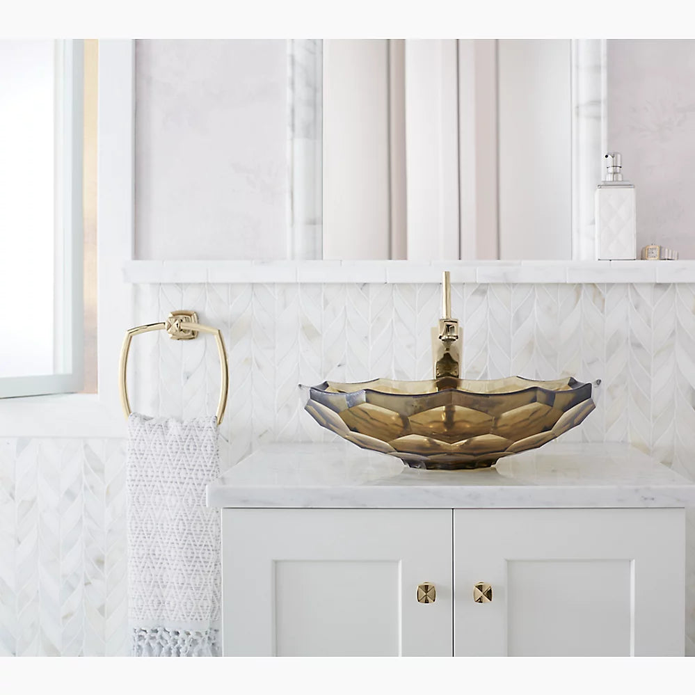 BRIOLETTE TABLE MOUNT WASH BASIN - KOHLER LUXURY - ( TRANSLUCENT SANDALWOOD - LUXURY - 0x0 mm - 0inchx0inch )