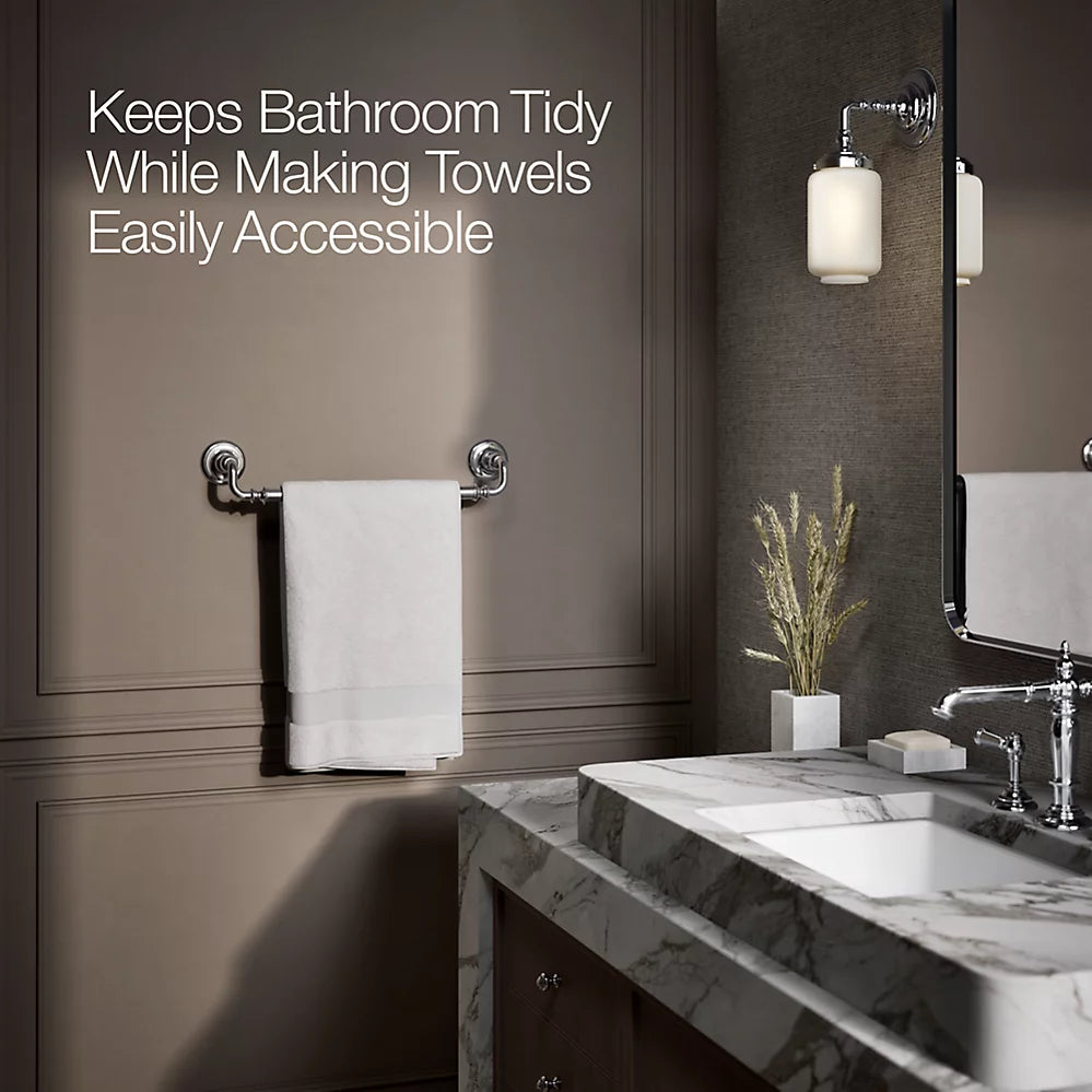 ARTIFACTS 18INCH TOWEL BAR - KOHLER LUXURY - ( CHROME - LUXURY - 0x0 mm - 0inchX0inch )