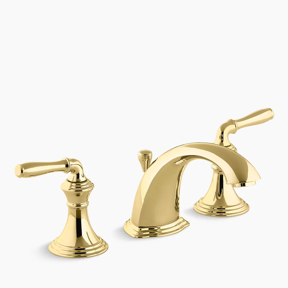 DEVONSHIRE WIDESPREAD BATHROOM SINK LAV FAUCET 1.2 GPM - KOHLER LUXURY - ( VIBRANT POLISHED BRASS - LUXURY - 0x0 mm - 0inchx0inch )