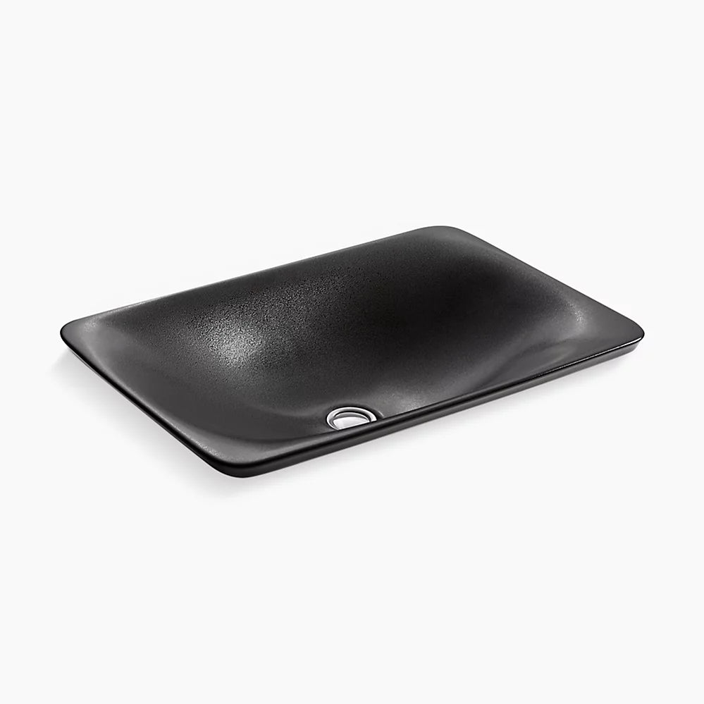 SHAGREEN RECTANGLE LAVATORY W/B - KOHLER LUXURY - ( EBONY PEARL - LUXURY - 0x0 mm - 0inchx0inch )