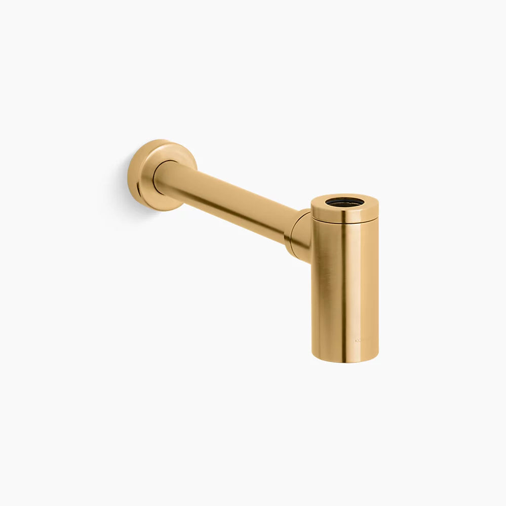 CONTEMPORARY ROUND BOTTLE TRAP - KOHLER LUXURY - ( VIBRANT BRUSHED MODERNE BRASS - LUXURY - 0x0 mm - 0inchx0inch )