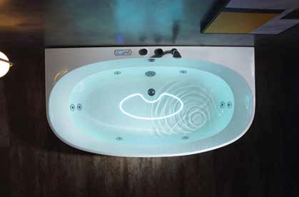 JACUZZI FULLY LOADED GRANDEUR - OYSTER - ( WHITE - GRANDEUR - 1700x875 mm - 68inchX35inch )