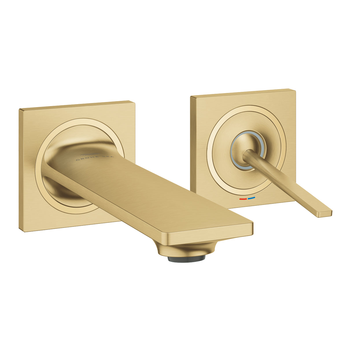 ALLURE 2-HOLE, 1-HANDLE WALL-MOUNT BASIN MIXER, S SIZE - GROHE - (BRUSHED COOL SUNRISE - G5 - ALLURE - 0x15 mm - 0inchX0.5inch)