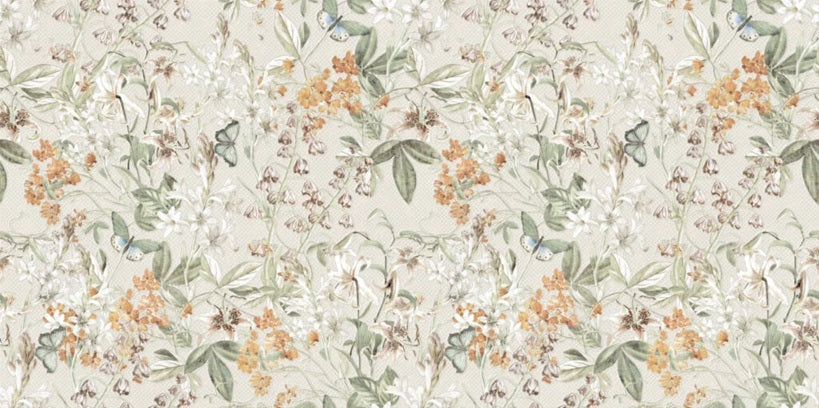 ROYAL VELEVET BLOOM DECOR - CREANZA - ( - SHAPE+GLUE ART - 1200x600 mm - 48inchX24inch )
