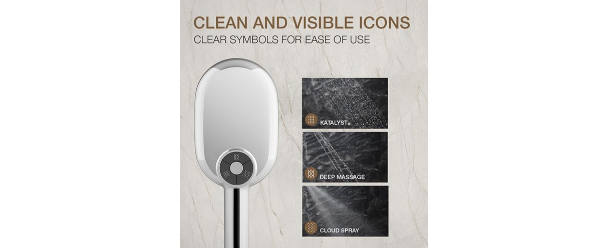 (PRUN)STATEMENT MULTIFLOW OBLONG HAND SHOWER 9.5LP - KOHLER PREMIUM -  ( POLISHED CHROME - PREMIUM - 0x0 mm - 0inchx0inch )