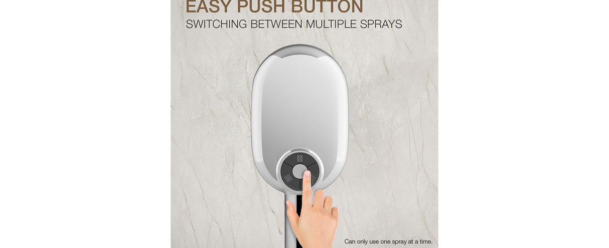 (PRUN)STATEMENT MULTIFLOW OBLONG HAND SHOWER 9.5LP - KOHLER PREMIUM -  ( POLISHED CHROME - PREMIUM - 0x0 mm - 0inchx0inch )