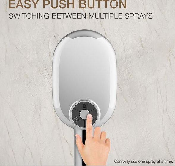 STATEMENT MULTIFLOW OBLONG HAND SHOWER 9.5LP - KOHLER PREMIUM - ( POLISHED CHROME - PREMIUM - 0x0 mm - 0inchX0inch )