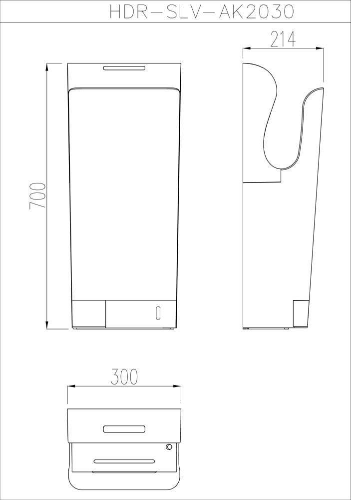 NUOVO DUALFLOW TOUCH-FREE INFRARED HAND - JAQUAR FAUCETS - ( SILVER - WASHROOM ACC - 0x0 mm - 0inchX0inch )