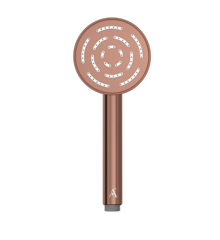 MAZE HAND SHOWER 95MM ROUND SHAPE SINGLE - ARTIZE FAUCET - (BLUSH GOLD PVD - SHOWER ACC. - 0x15 mm - 0inchX0.5inch)