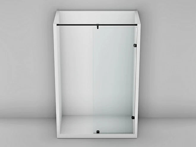 NEW TRILOGY 1DOOR1PANEL 1200MM LENGTH - KOHLER PREMIUM - ( MATT BLACK - PREMIUM - 0x2000 mm - 80inchX0inch )