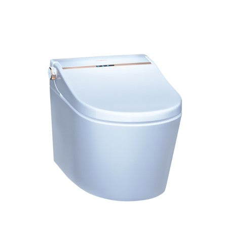 WALL HUNG RIMLESS WC W/S.COVER & ACC.( BOLT DISTANCE 7INCH)- ARTIZE SWARE - ( WHITE MATT - INTELLIGENT - 0x0 mm - 0inchX0inch )