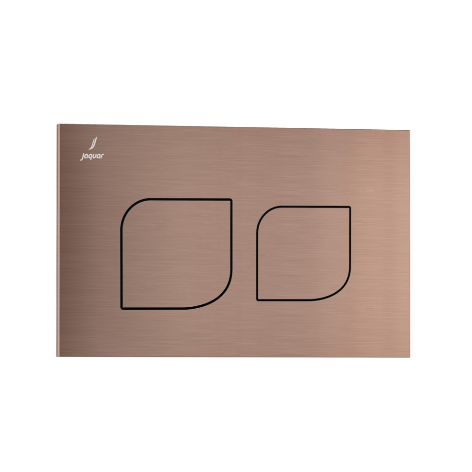 CONTROL PLATE - JAQUAR CISTERN -  ( ANTIQUE COPPER - ALIVE - 240x155 mm - 9.6inchX6.2inch )