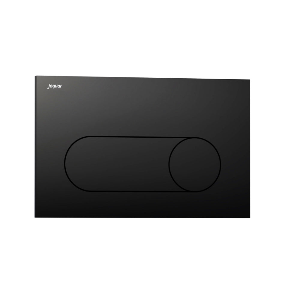 CONTROL PLATE - JAQUAR CISTERN -  ( BLACK MATT - ORNAMIX PRIME - 240x155 mm - 9.6inchx6.2inch )