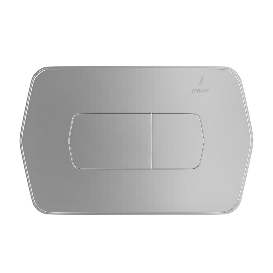 CONTROL PLATE QUEENS PRIME - JAQUAR CISTERN -  ( CHROME - D-ARC - 268x174 mm - 10.72inchx6.96inch )