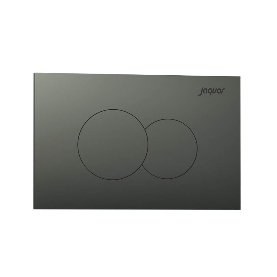 CONTROL PLATE - JAQUAR CISTERN -  ( GRAPHITE - OPAL - 240x155 mm - 9.6inchX6.2inch )