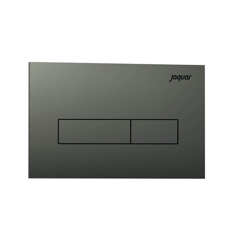 CONTROL PLATE - JAQUAR CISTERN -  ( GRAPHITE - KUBIX - 240x155 mm - 9.6inchX6.2inch )