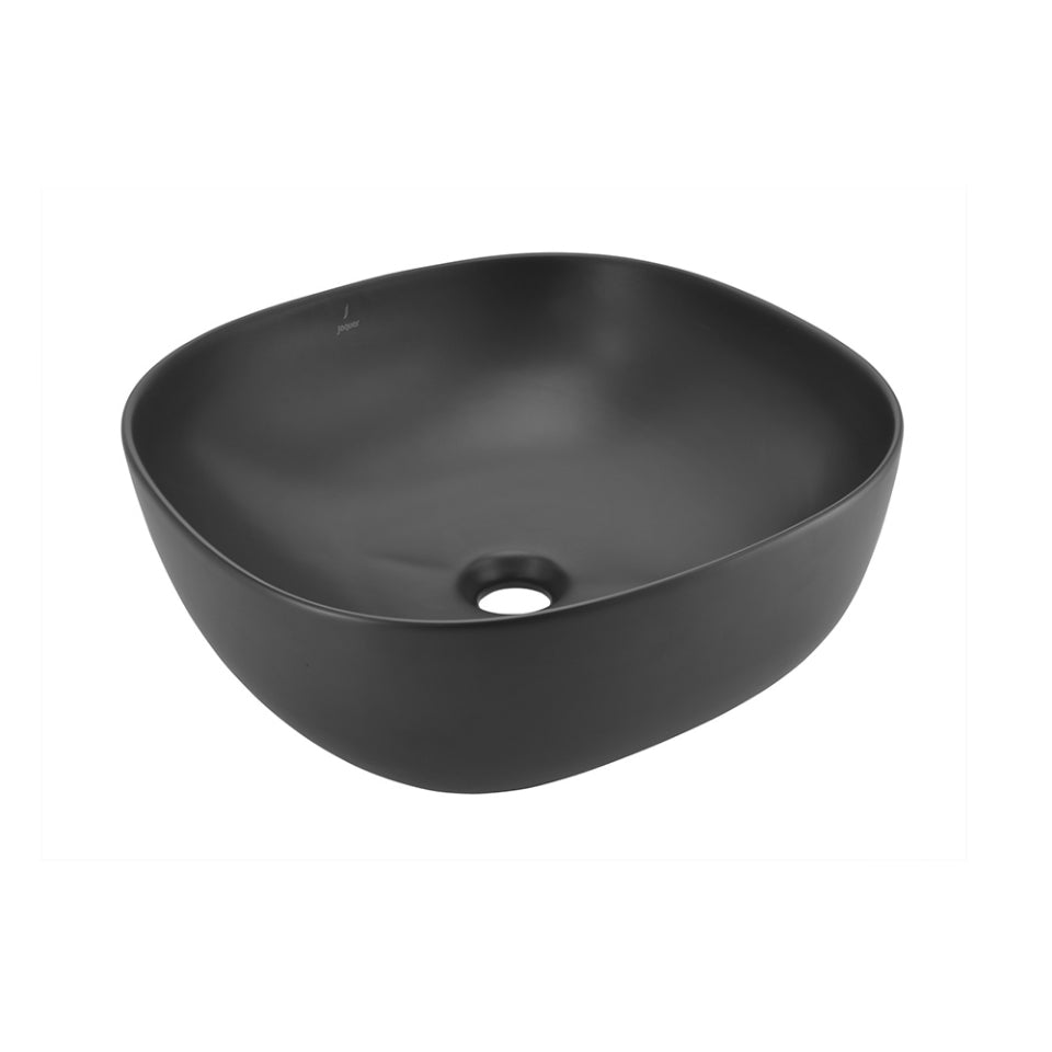 TABLE TOP BASIN - JAQUAR SWARE - ( BLACK MATT - JDR - 420x420 mm - 17inchX17inch )