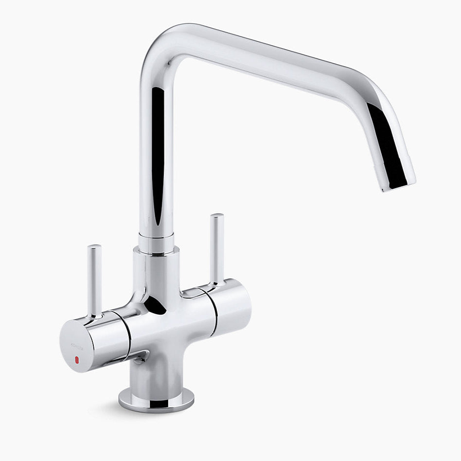 CUFF 2HANDLEDM KITCHEN MIXER - KOHLER PREMIUM -  ( POLISHED CHROME - PREMIUM - 0x15 mm - 0inchX0.6inch )