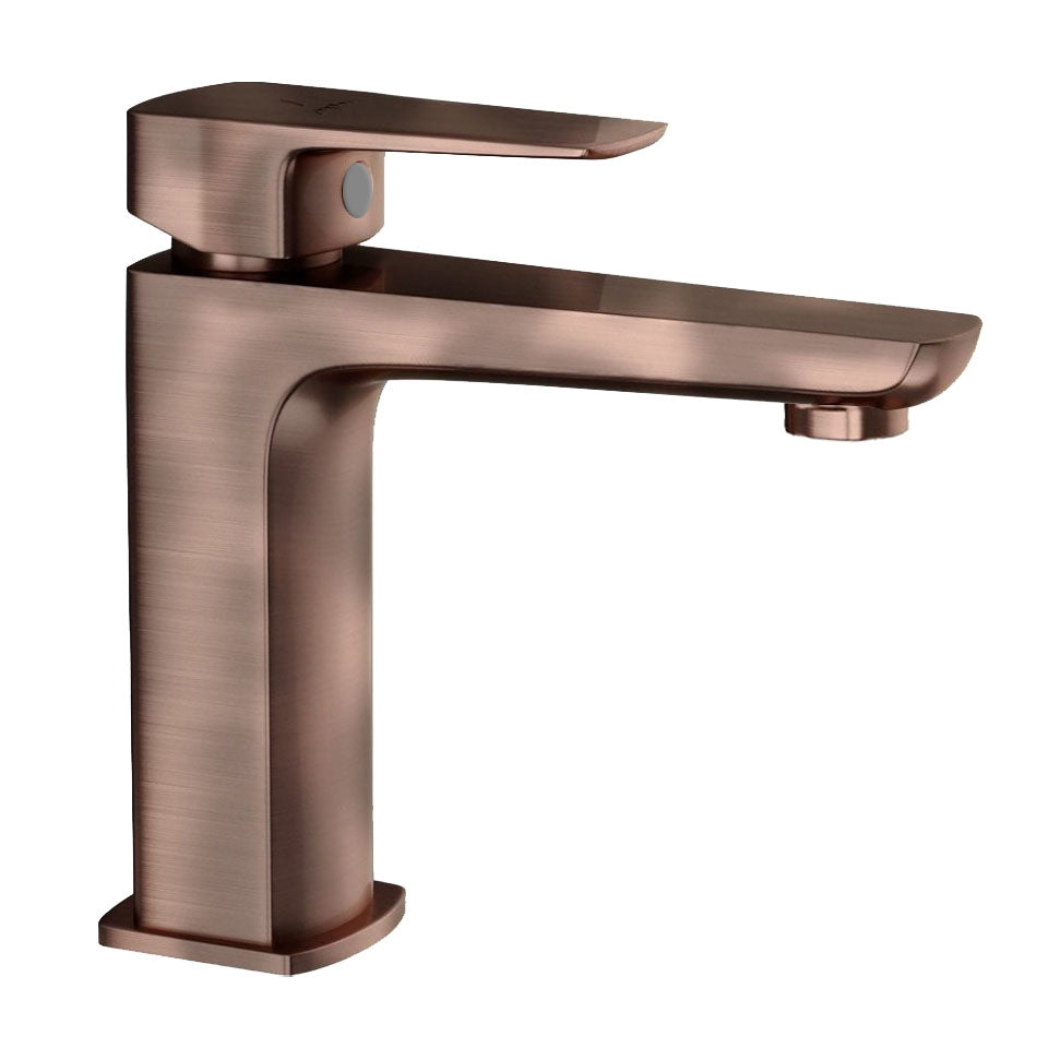 SL B/MXR W/O POP-UP&W/450MM BRAIDED PIPE - JAQUAR FAUCETS -  ( ANTIQUE COPPER - KUBIX PRIME - 0x15 mm - 0inchX0.5inch )