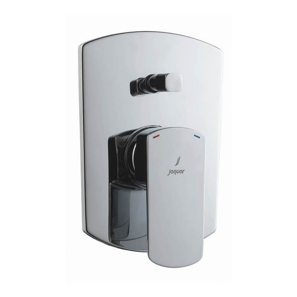 S.L.EXPOSED PARTS DIV KIT BUTTON ON TOP - JAQUAR FAUCETS -  ( CHROME - KUBIX PRIME - 0x15 mm - 0inchX0.5inch )