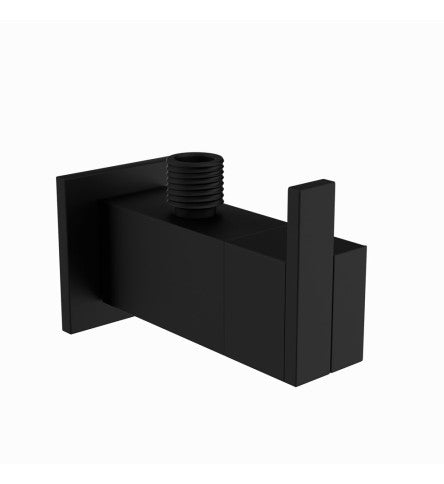 ANGLE COCK W/FLANGE - ARTIZE FAUCET -  ( BLACK MATT - LE BLANC - 0x15 mm - 0inchX0.5inch )