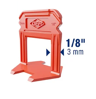 ROFF TILE LEVELING SYSTEM ( BASE 3MM ) (100 PC/PACK)- ROFF - ( - TOOLS - 0x0 mm - 0inchx0inch )