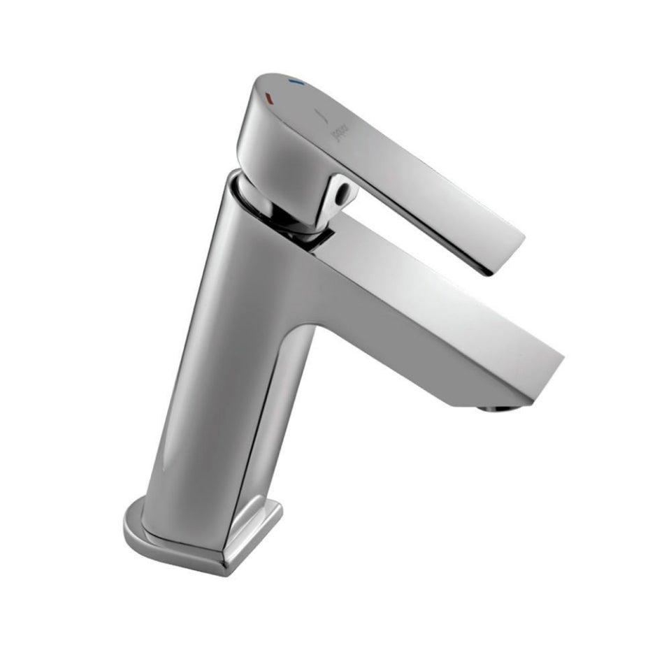 S.L. BASIN MIXER WITH BRAIDED PIPES - JAQUAR FAUCETS -  ( CHROME - LYRIC - 0x15 mm - 0inchX0.5inch )