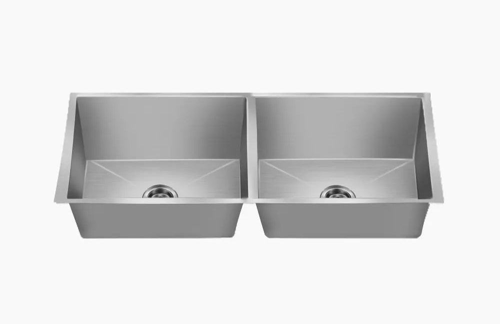 SS SINK 2.0 BOWL W/O DRAINBOARD ( DEPTH 9INCH )MONET BIG (1MM THICKNESS) - NIRALI -  ( SATIN - MAGNUS ELITE RANGE - 1005x510 mm - 40.2inchX20.4inch )