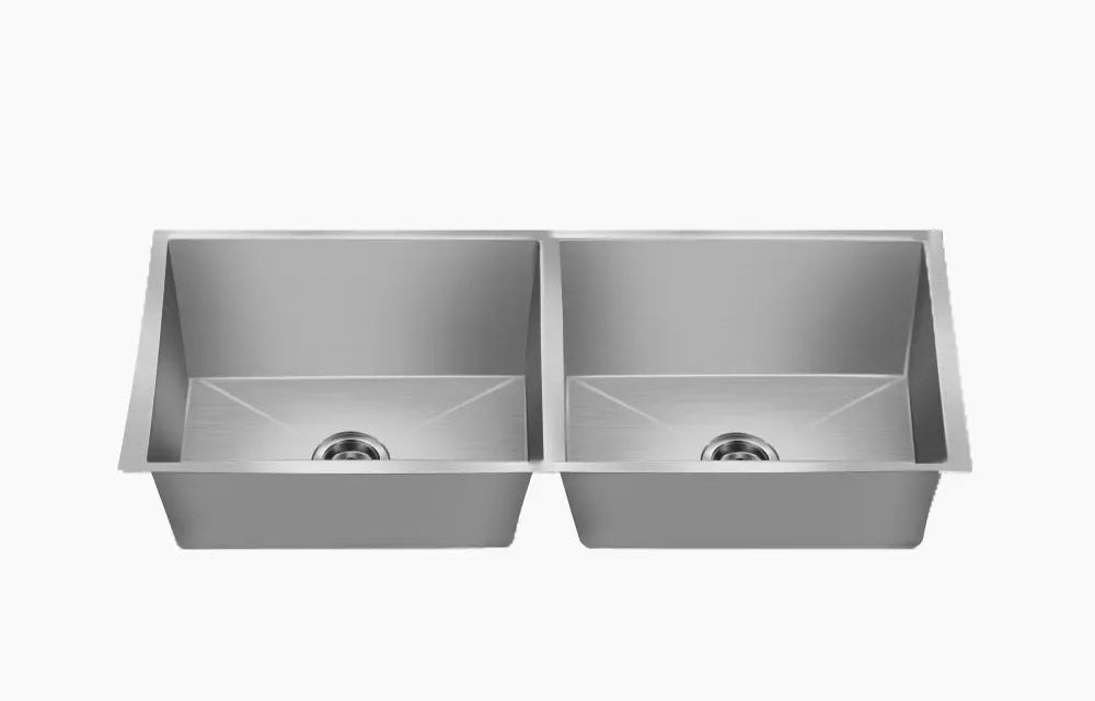 SS SINK 2.0 BOWL W/O DRAINBOARD (DEPTH 9INCH) MONET SMALL (1MM THICKNESS) - NIRALI -  ( SATIN - MAGNUS ELITE RANGE - 875x510 mm - 34inchX20inch )