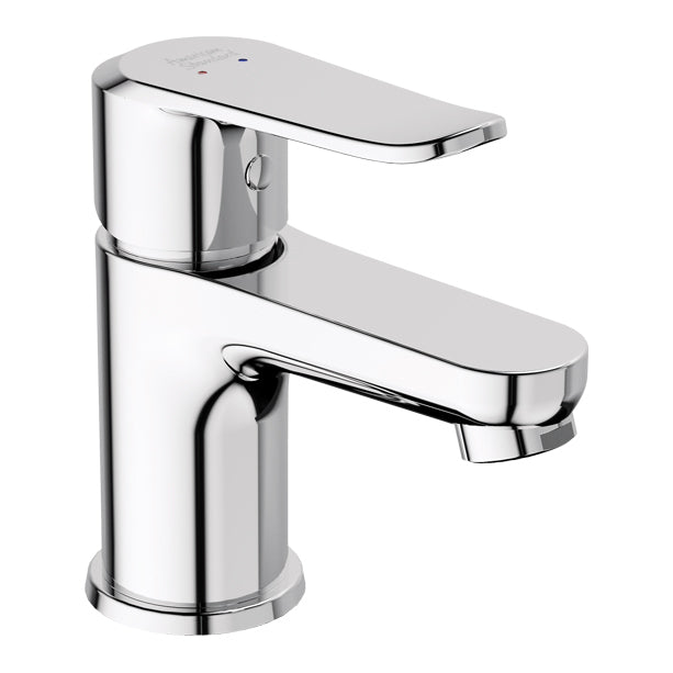 SL BASIN MIXER W/O POP-UP BUT W/PIPES - AMERICAN STANDARD -  ( CHROME - NEO MODERN - 0x15 mm - 0inchX0.5inch )