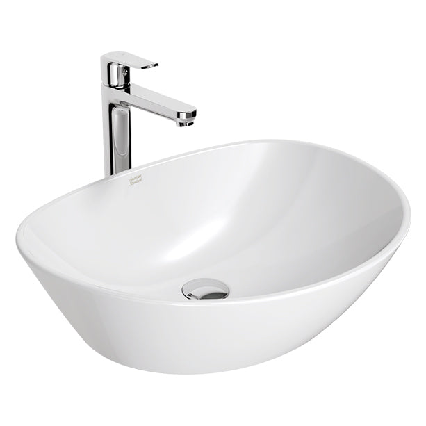 VESSEL COUNTER TOP WASH BASIN - AMERICAN STANDARD - ( WHITE - NEO MODERN - 545x400 mm - 22inchX16inch )