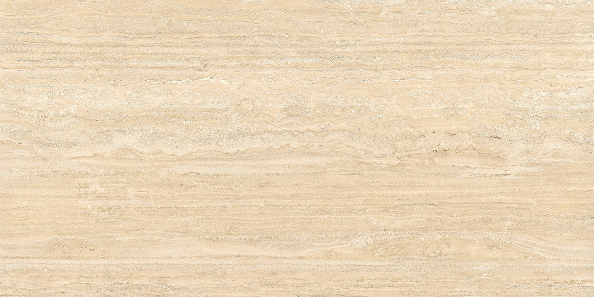 TRAVERTINE VEINCUT BEIGE THICKNESS 9MM - NEXION - ( - SATINATO I - 1198x1198x9 mm - 48inchX48inchX0.36inch )